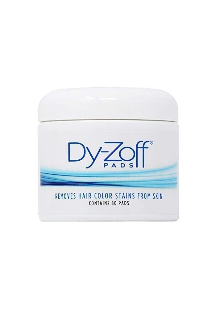 Barbicide Dy-Zoff Hair Color Stain Remover Pads - 80 Count Jar - Image 2